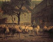 Jean Francois Millet Sheep France oil painting artist